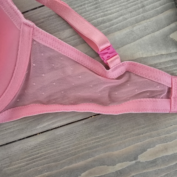 NWT Victoria's Secret PINK Body Lined Demi Bra coral pink size 36DD or 36E - Picture 11 of 11